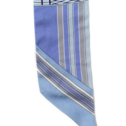 Hermes Silk Couvertures Nouvelles Twilly Menthe Ciel Marine Sable 10 of 11