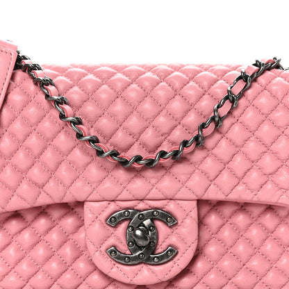 Chanel Calfskin Micro Quilted Mini Flap Pink 8 of 11