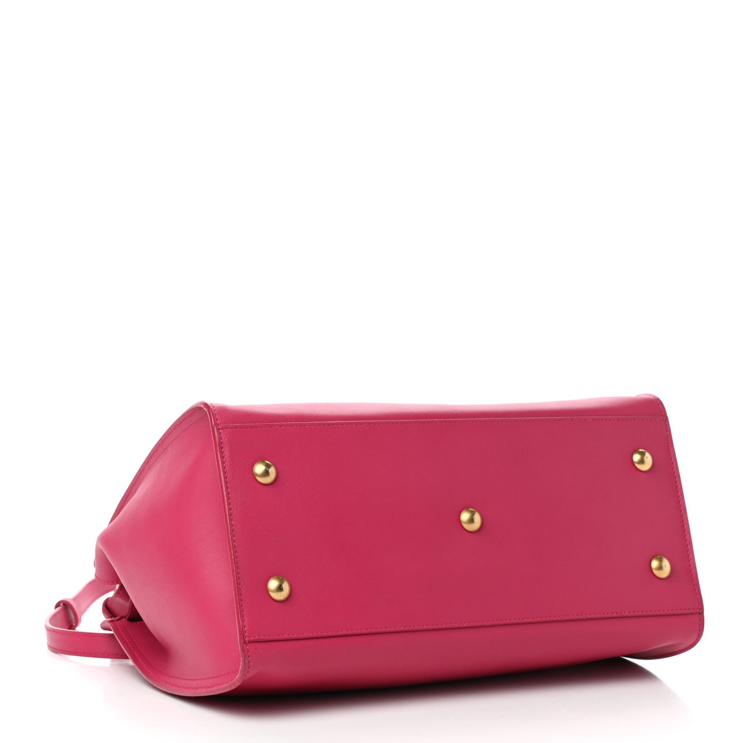Calfskin Small Classic Y Cabas Fuchsia