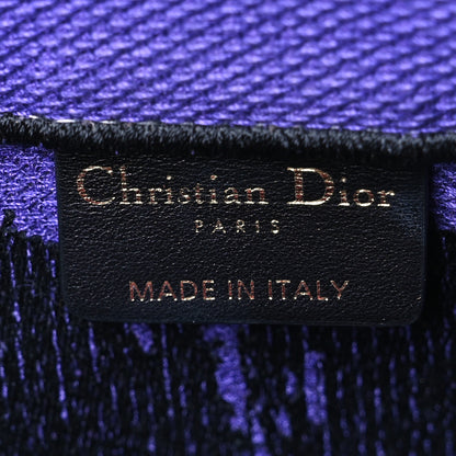 Christian Dior Canvas Embroidered Large Miss Dior Graffiti Book Tote Fuchsia Purple 6 of 10