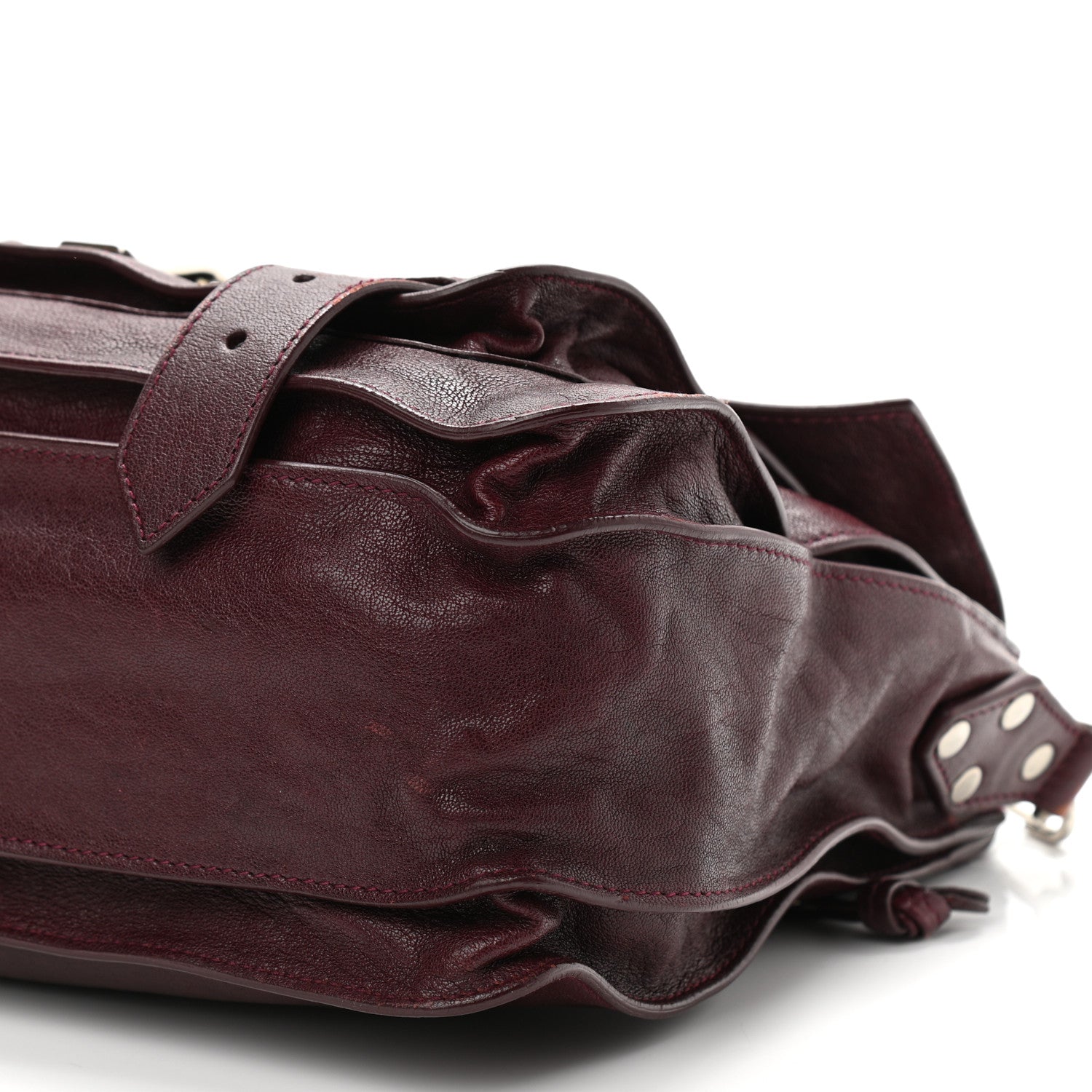 Proenza Schouler Lambskin Medium PS1 Satchel Burgundy 10 of 12