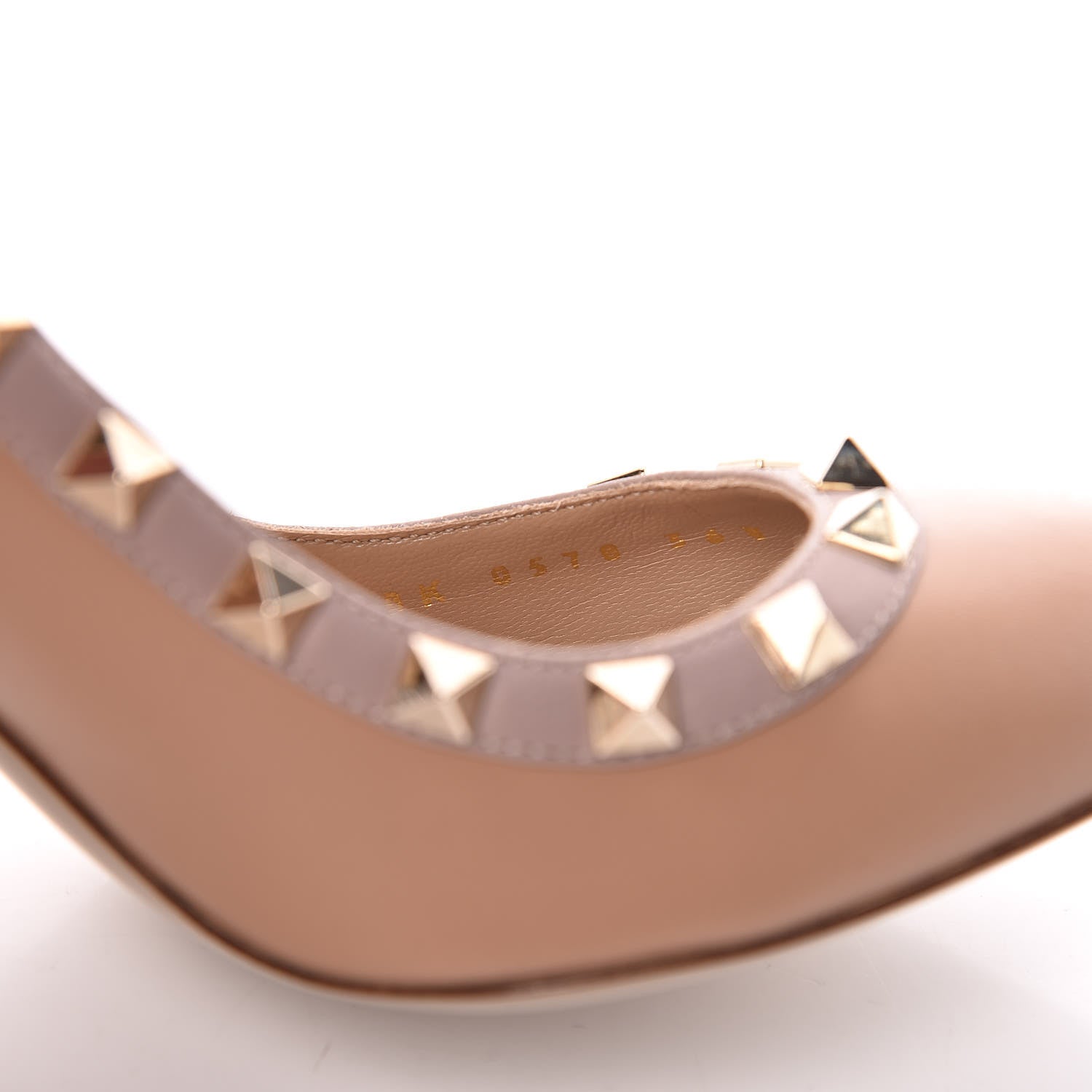 Valentino Garavani Nappa Rockstud 100mm Pumps 36 Soft Noisette Poudre 10 of 13