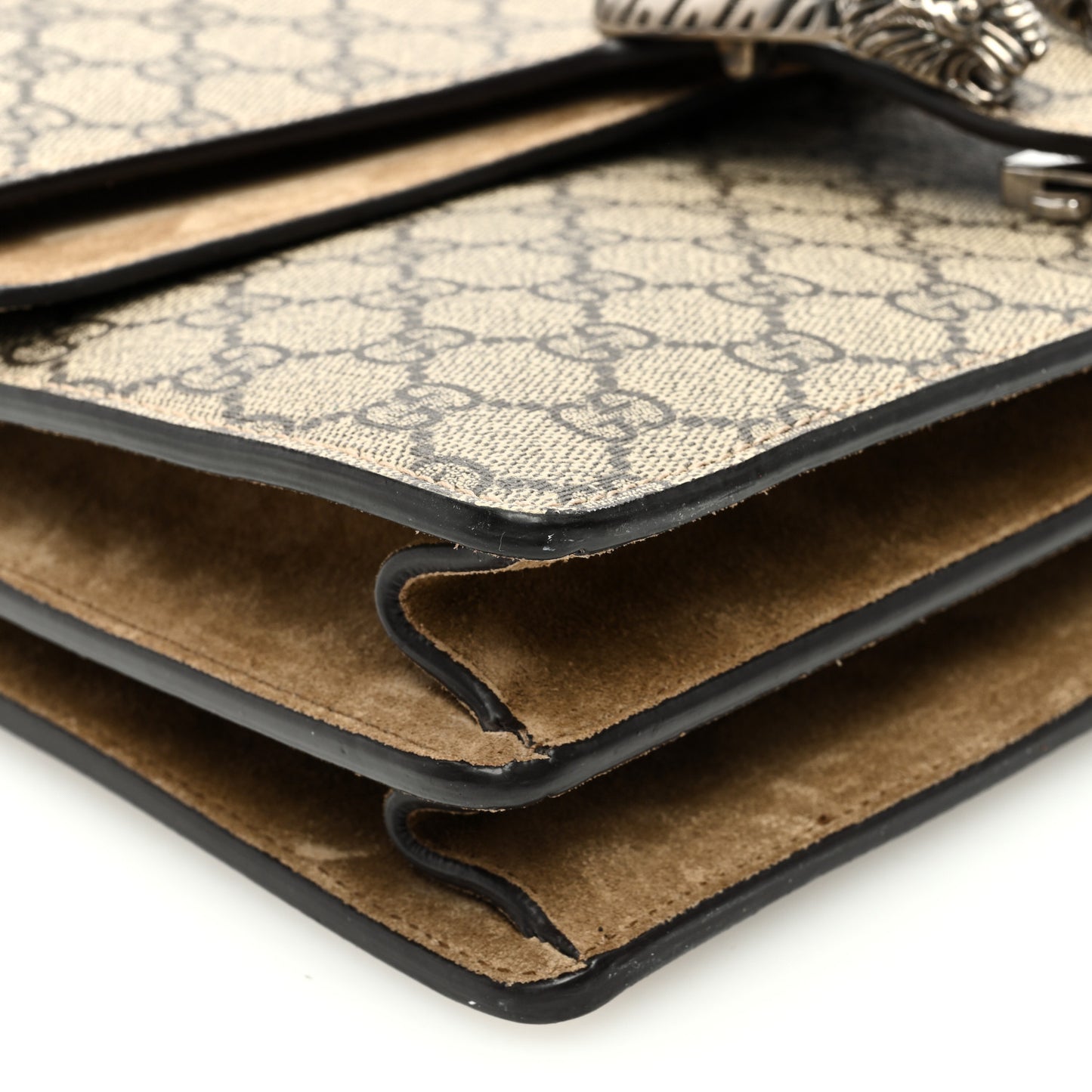 GG Supreme Monogram Medium Dionysus Shoulder Bag Taupe