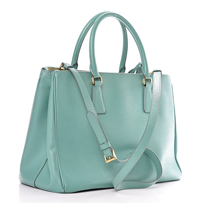 Prada Saffiano Medium Galleria Double Zip Tote Anice 3 of 17