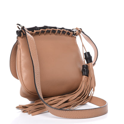 Gucci Calfskin Small Nouveau Shoulder Bag Camelia 3 of 12