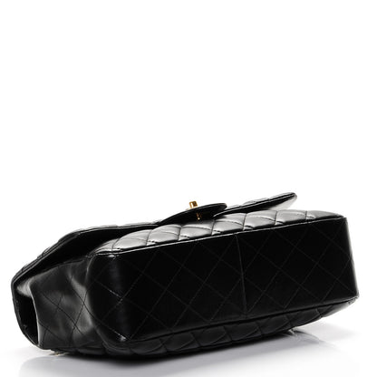 Chanel Lambskin Quilted Jumbo Single Flap Black 4 of 7