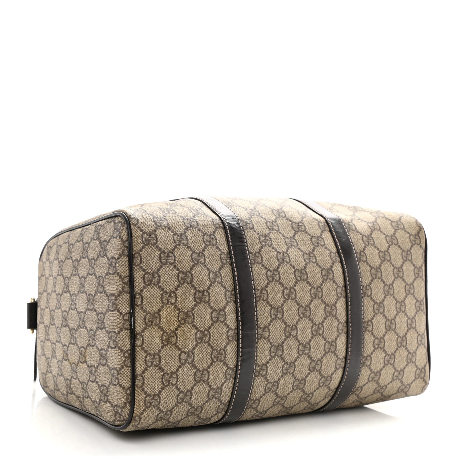 Gucci Metallic Monogram Canvas Medium Joy Boston Black 4 of 10