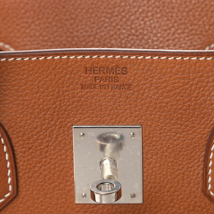 Hermes Natural Barenia Faubourg Birkin 35 Fauve 5 of 10