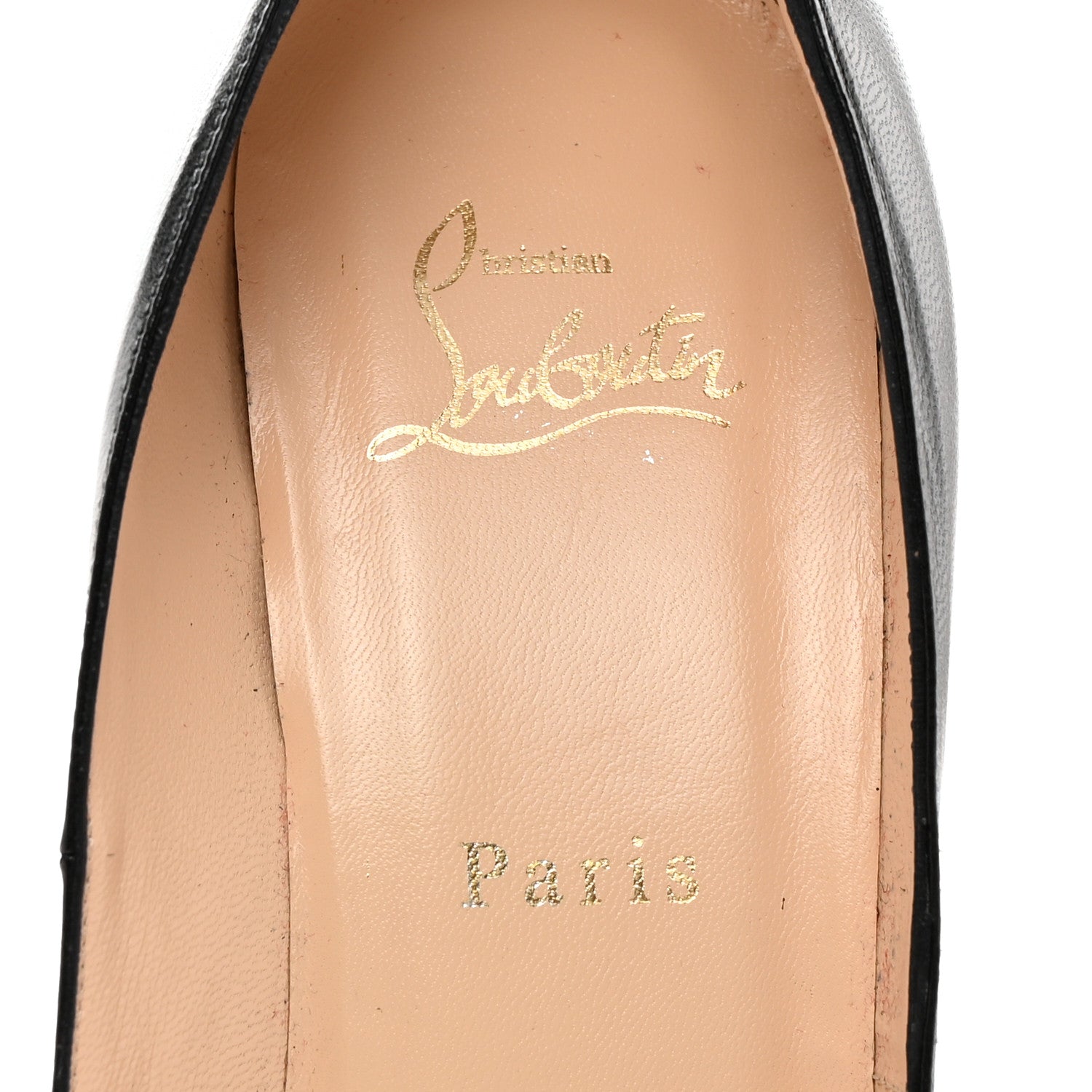 Christian Louboutin Kid Very Prive 120 Peep Toe Pumps 40 Black 7 of 12