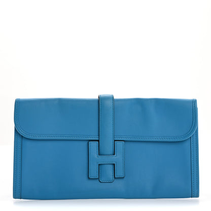 Hermes Swift Jige Elan 29 Clutch Bleu Zanzibar 1 of 9