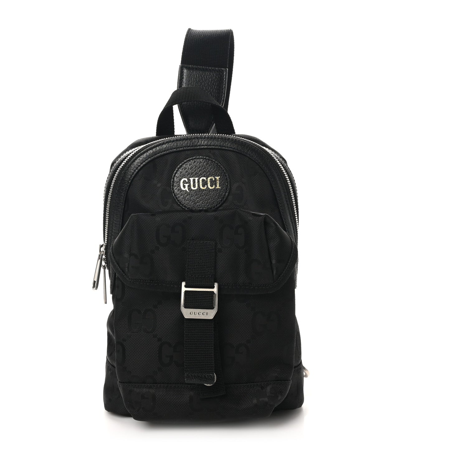 Econyl Nylon Monogram Off The Grid Sling Backpack Black