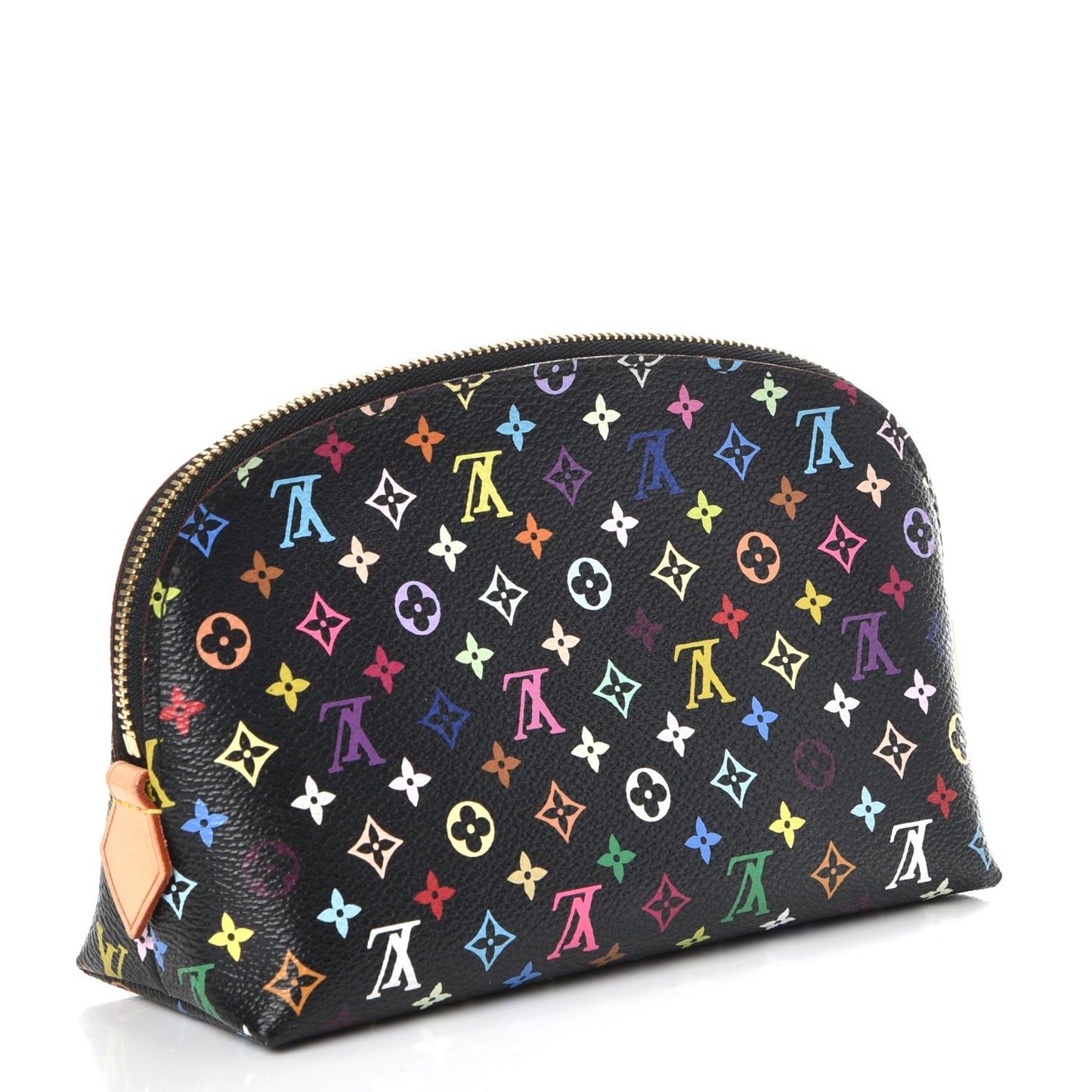 Monogram Multicolor Cosmetic Pouch Black Grenade
