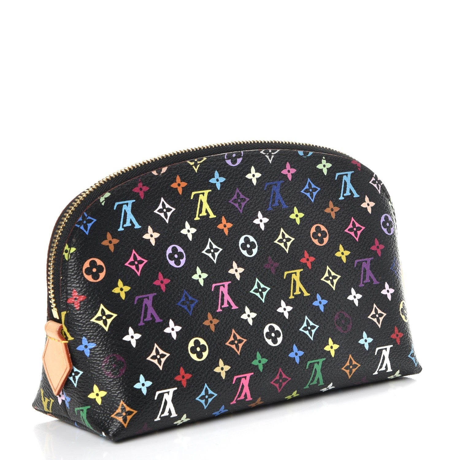 Louis Vuitton Monogram Multicolor Cosmetic Pouch Black Grenade 3 of 7