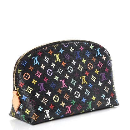 Louis Vuitton Monogram Multicolor Cosmetic Pouch Black Grenade 3 of 7