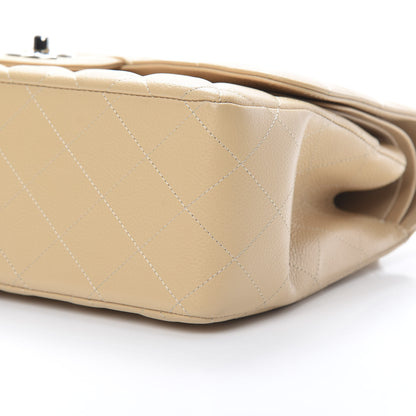Chanel Caviar Quilted Jumbo Double Flap Beige Clair 10 of 16