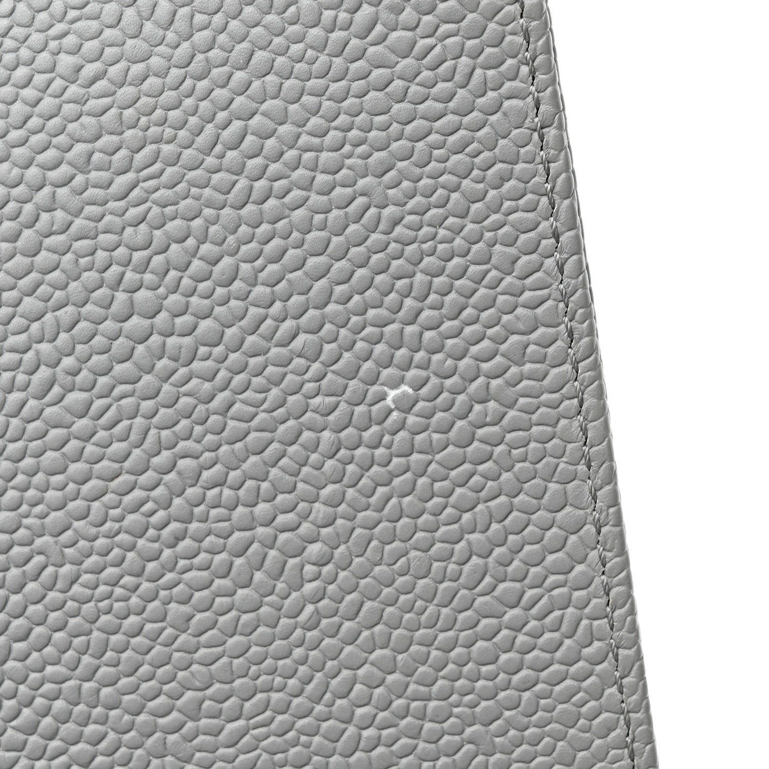 Chanel Caviar Chevron Quilted Medium Boy Flap Grey 13 of 14