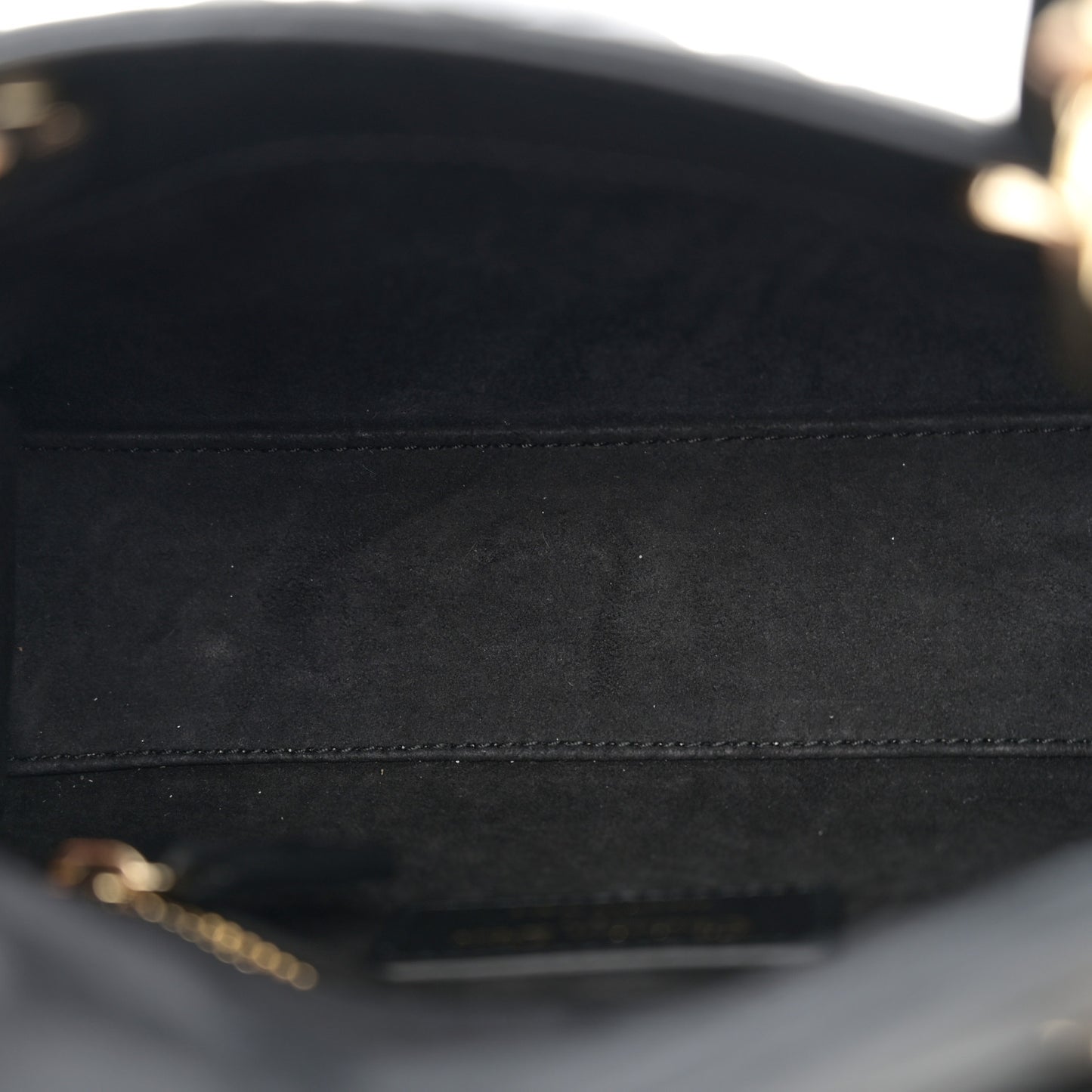 Lambskin Cannage Mini Lady Dior Black