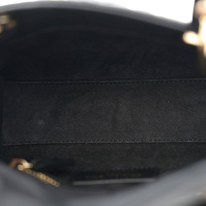 Christian Dior Lambskin Cannage Mini Lady Dior Black 5 of 12