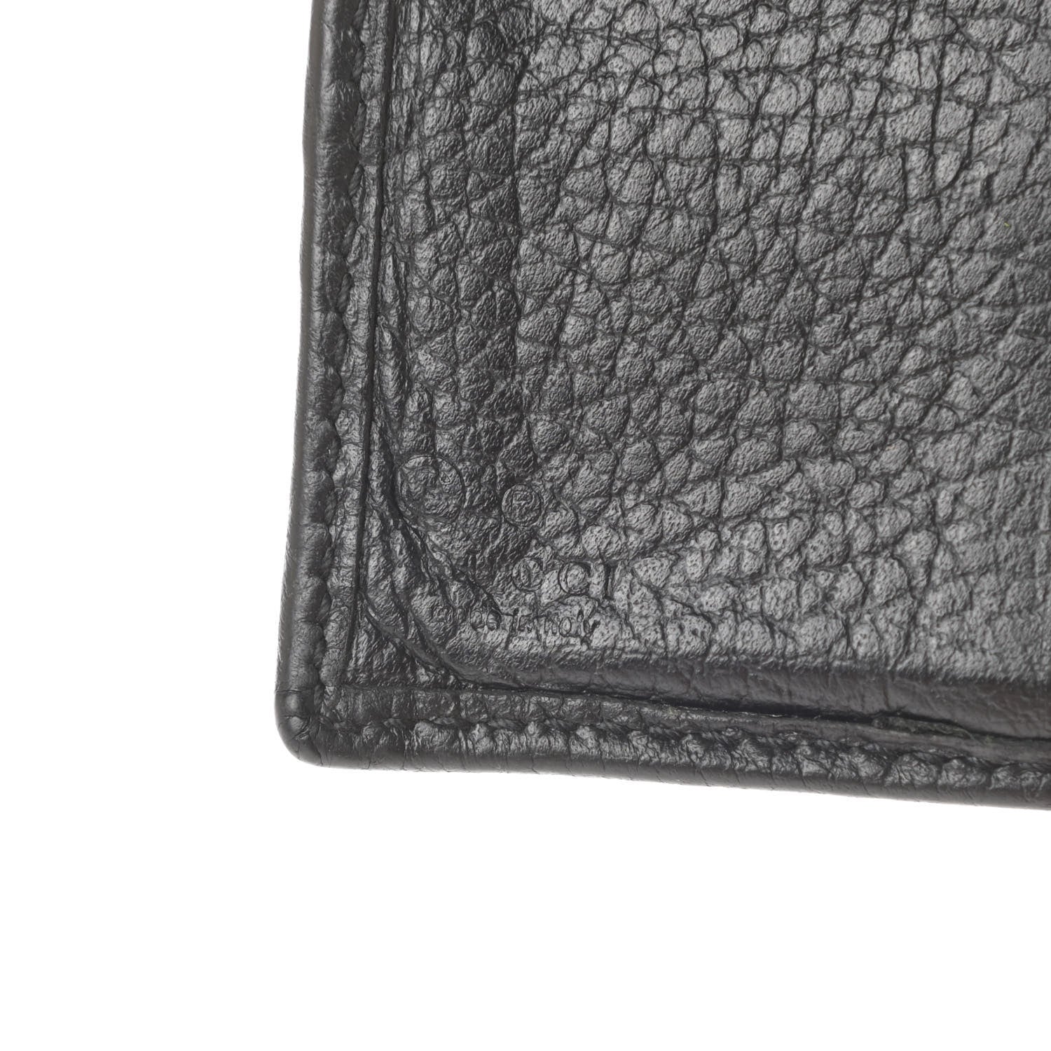 Gucci Nylon Monogram Bi-Fold Wallet Black 6 of 8