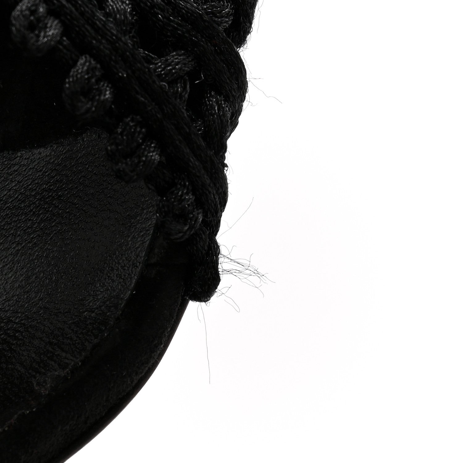 Christian Louboutin Suede Palma Macrame 100 Sandals 36 Black 8 of 11