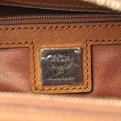 MCM Saffiano Sophia Bowler Bag Cognac 7 of 13