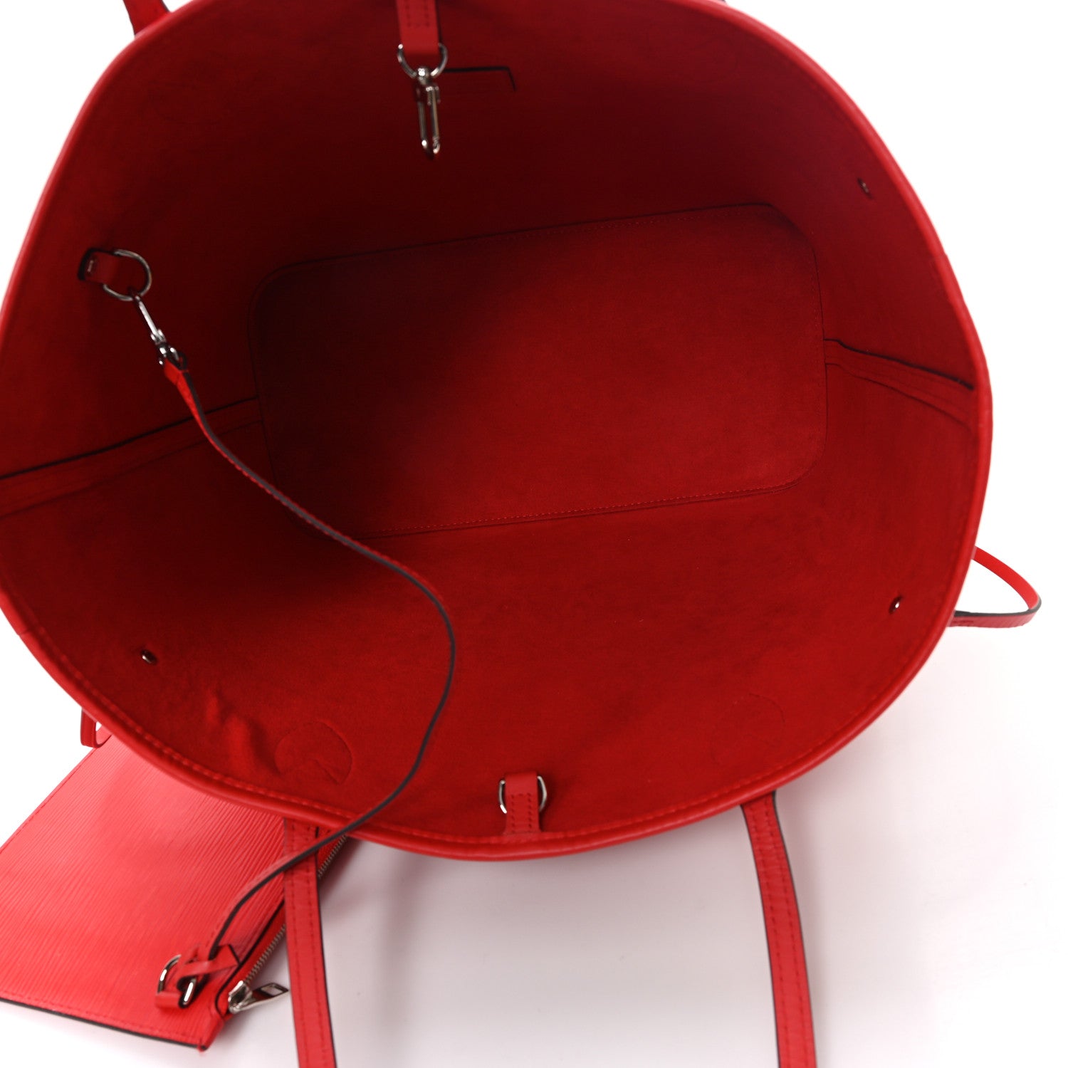 Louis Vuitton Epi Neverfull MM Coquelicot 6 of 10