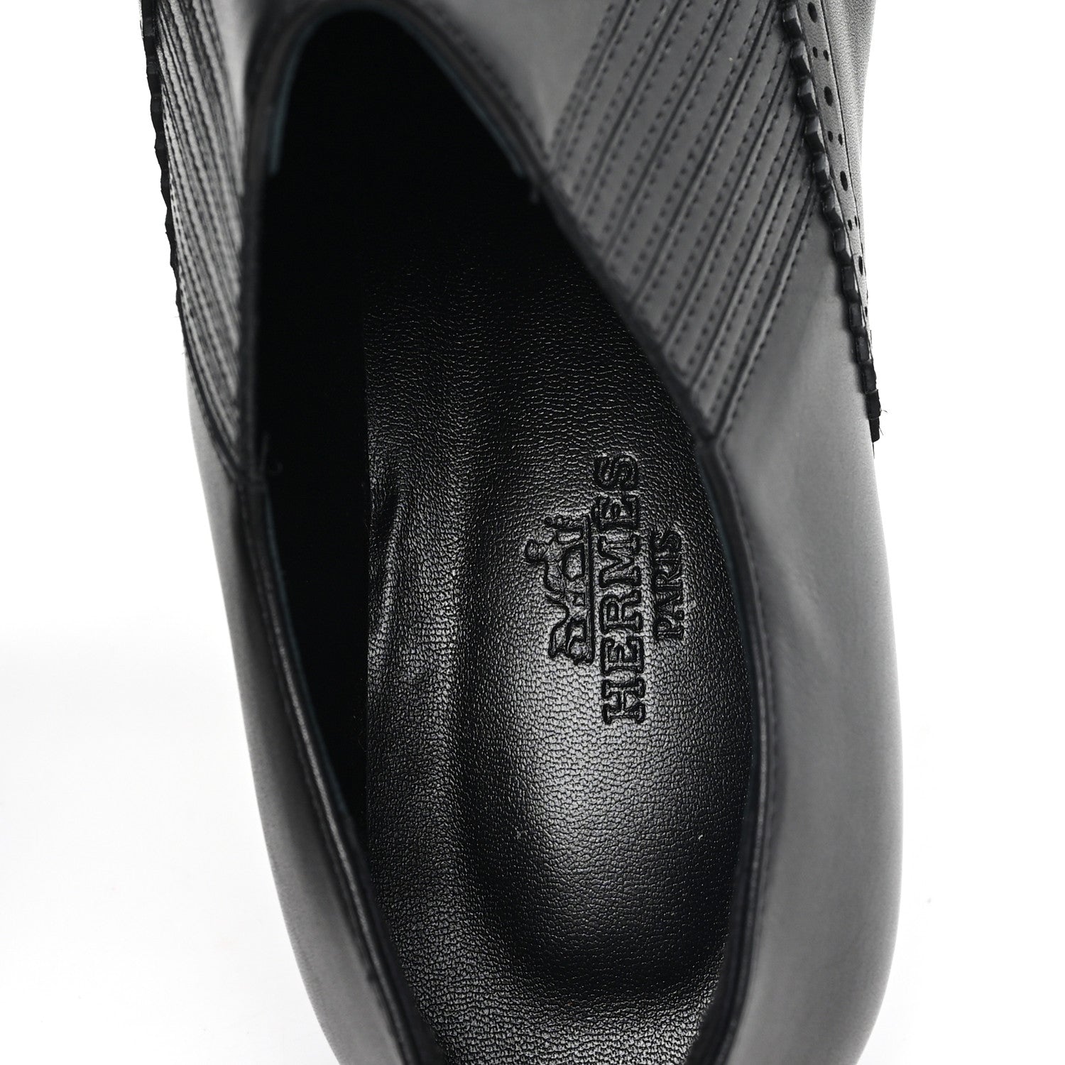 Hermes Calfskin Luna Pumps 41 Black 8 of 10