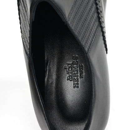 Hermes Calfskin Luna Pumps 41 Black 8 of 10