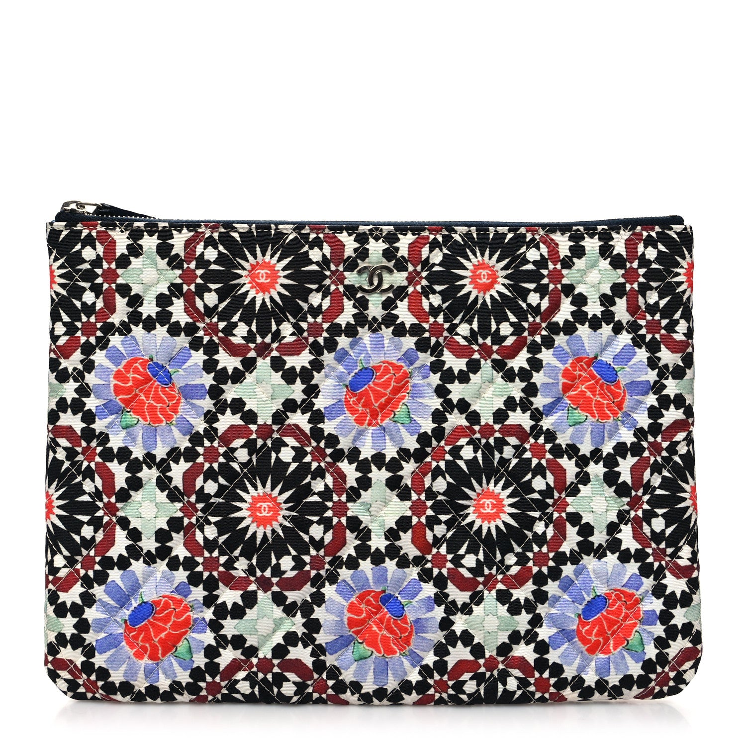 Chanel Coated Canvas Paris Dubai Medium Cosmetic Case Multicolor 1 of 11