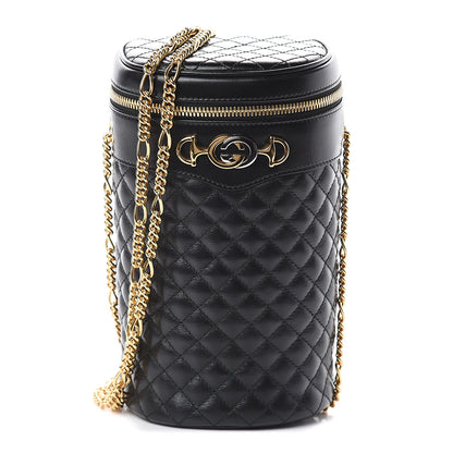 Gucci Calfskin Trapuntata Zumi Belt Bag Black 1 of 8