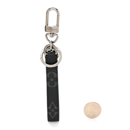 Louis Vuitton Monogram Eclipse Dragonne Bag Charm Key Holder 2 of 5