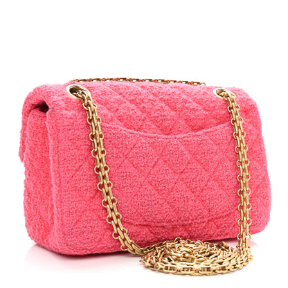 Chanel Tweed Quilted 2.55 Reissue Mini Flap Pink 3 of 15