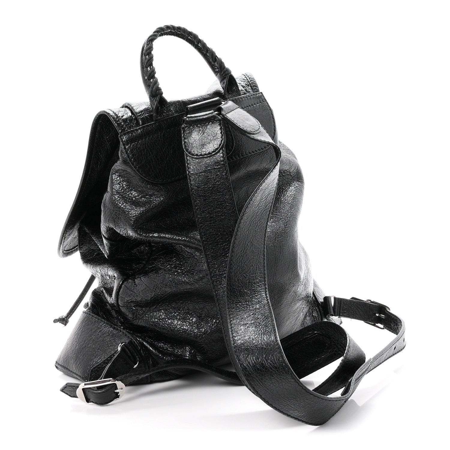 Balenciaga Agneau Giant 12 Silver Hardware S Traveler Backpack Black 4 of 11