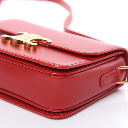 Celine Shiny Calfskin Teen Triomphe Red 8 of 11