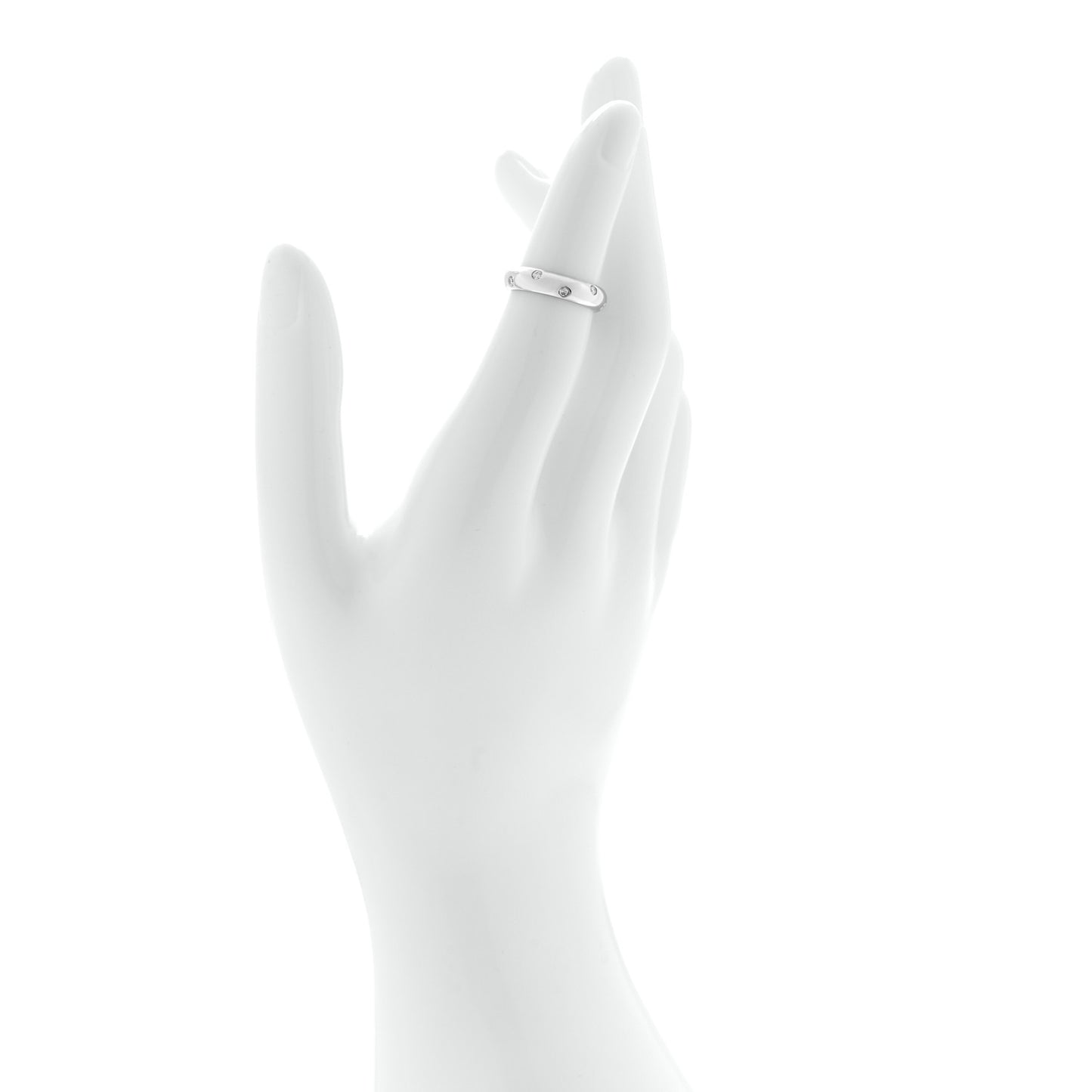 Platinum Diamond 4mm Etoile Band Ring 47 4.25