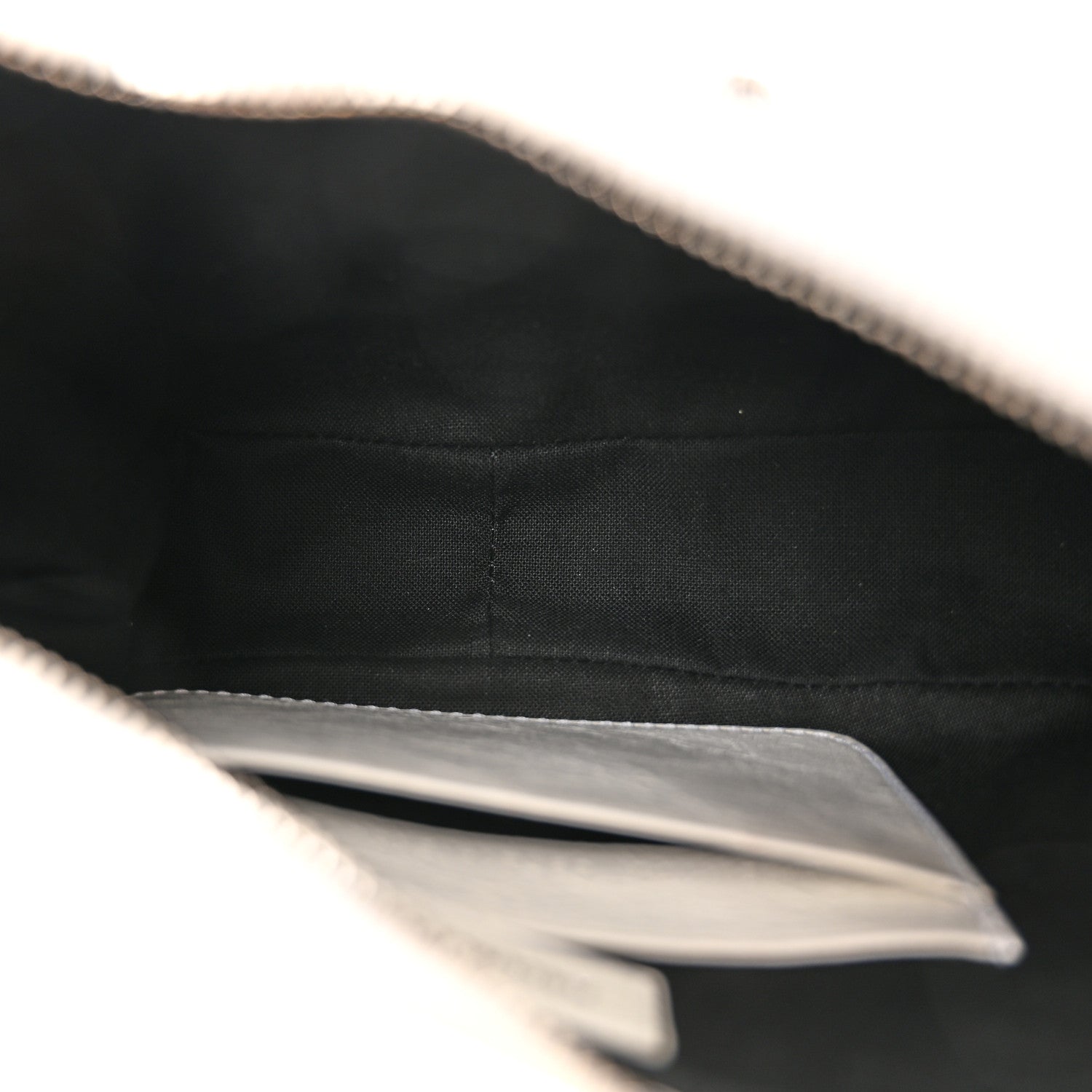 Balenciaga Extra Supple Calfskin Crocodile Embossed Le Cagole Mini Purse With Chain White 5 of 11