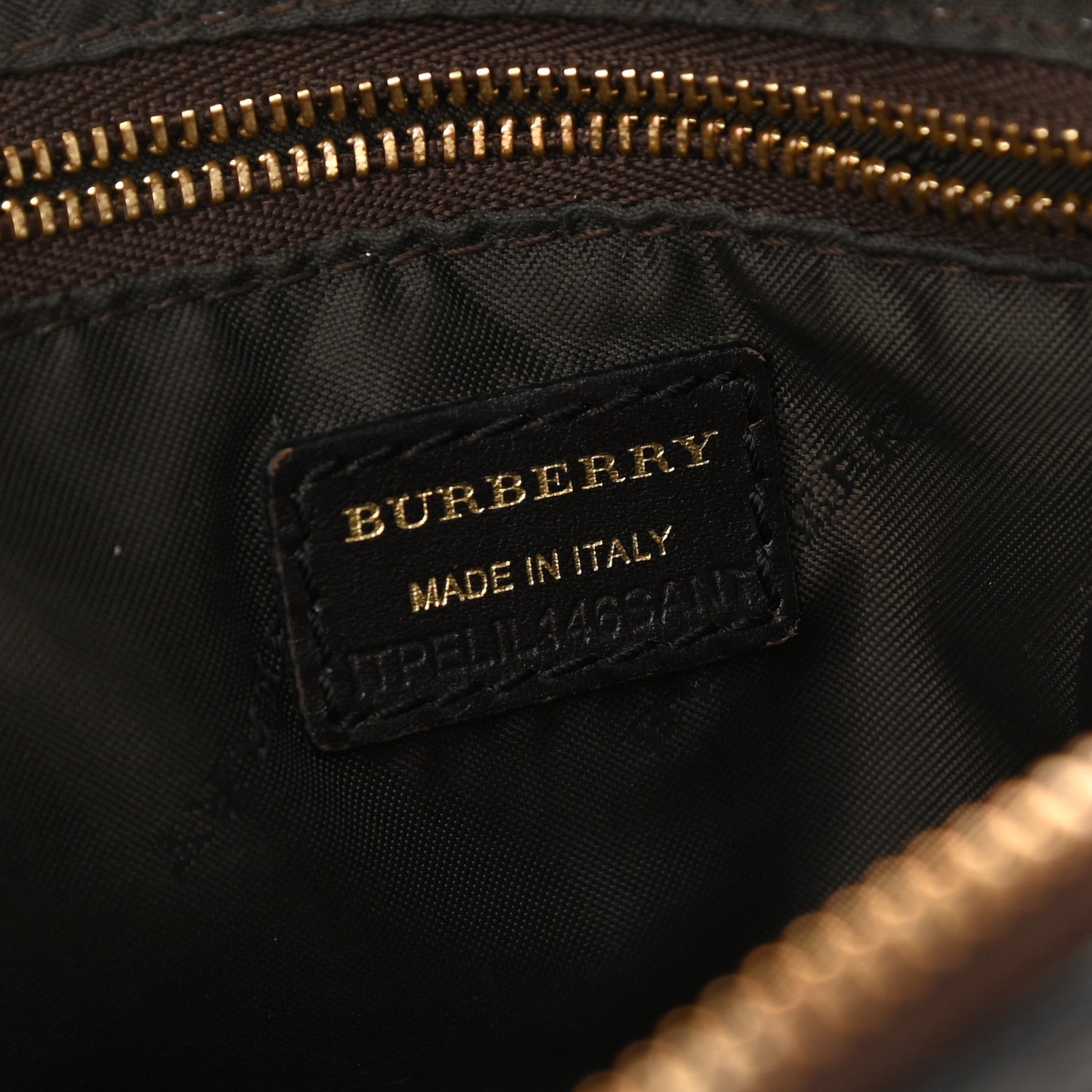 Burberry Haymarket Check Mini Orchard Crossbody Chocolate 5 of 7