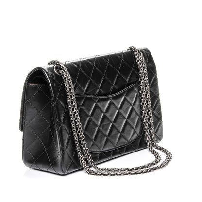Chanel Aged Calfskin Quilted 2.55 Reissue 226 Flap Black 3 of 8