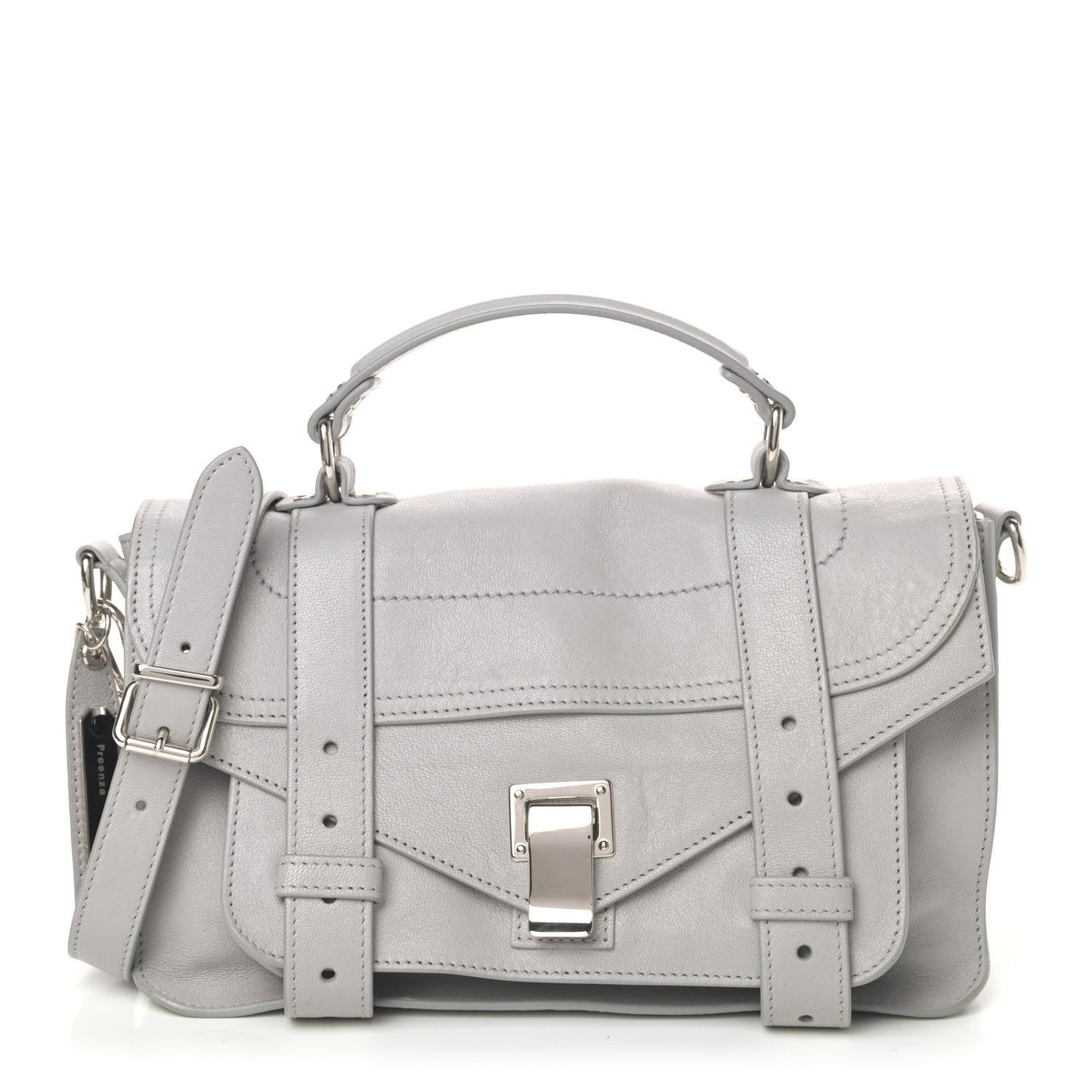 Lambskin Tiny PS1 Satchel Fog