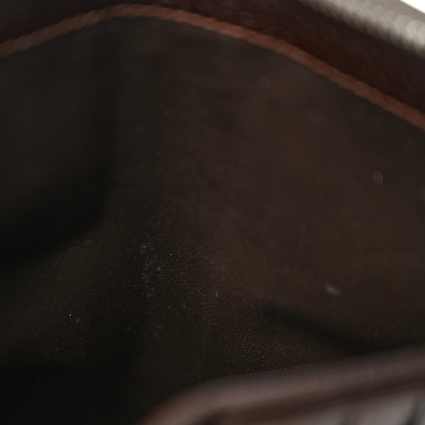 Monogram Metal Bar Zip Around Travel Wallet Dark Brown
