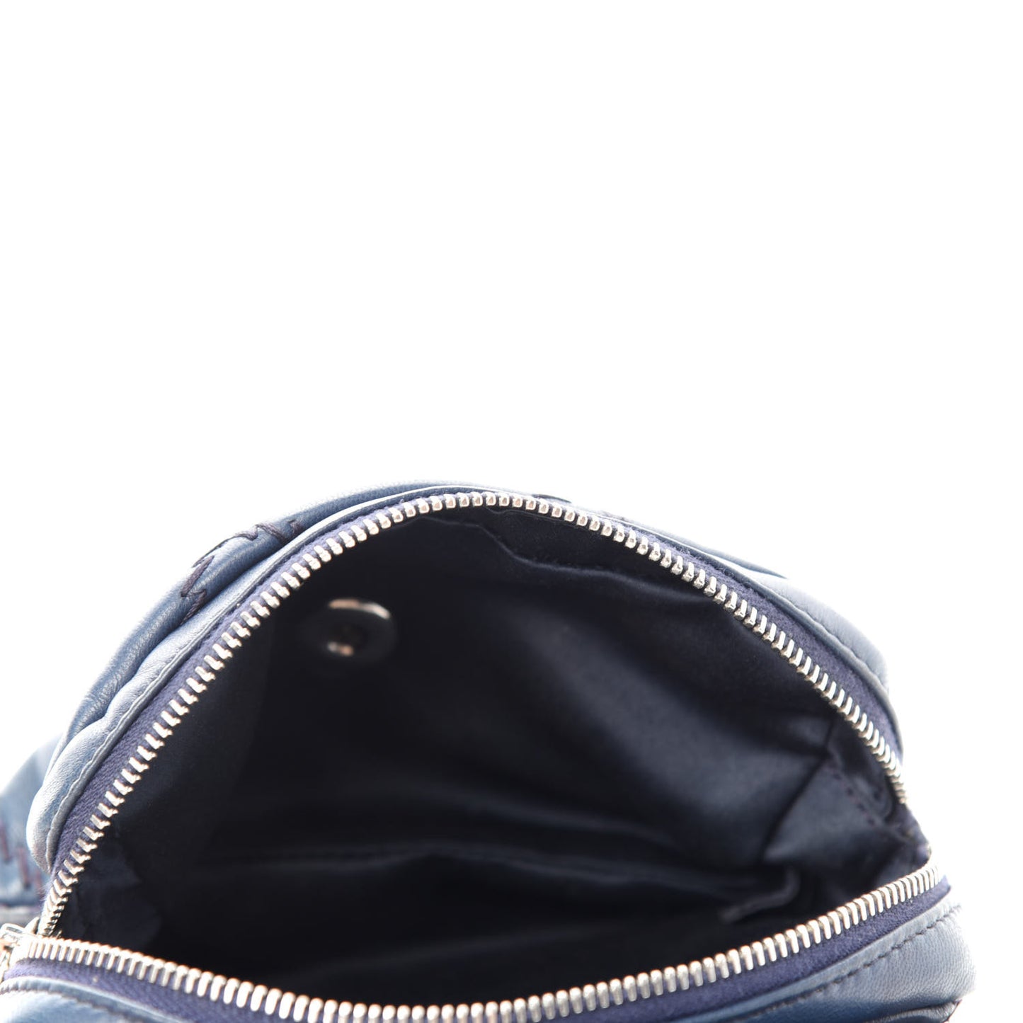Lambskin Stitched New Mini Flap Navy