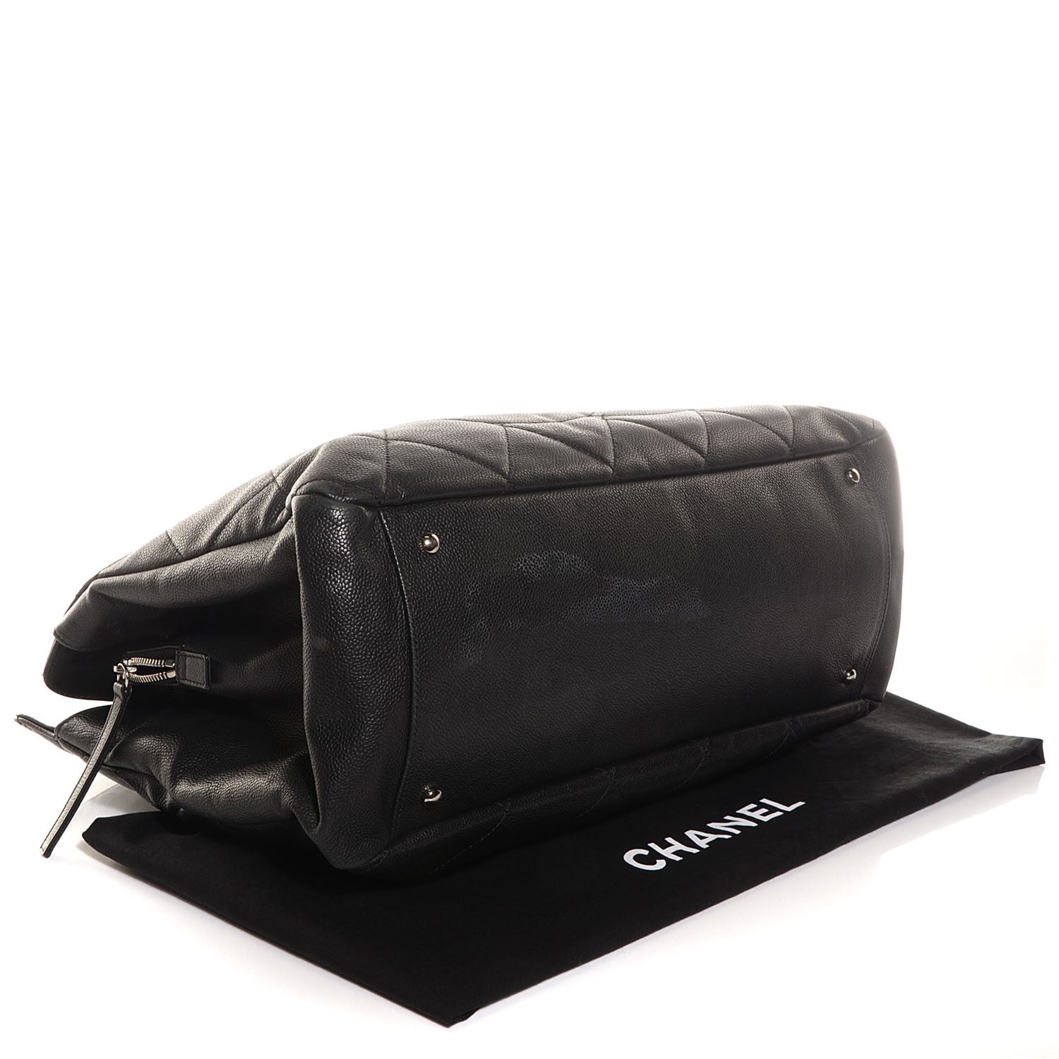 Chanel Caviar Quilted XL Tote Black 4 of 7