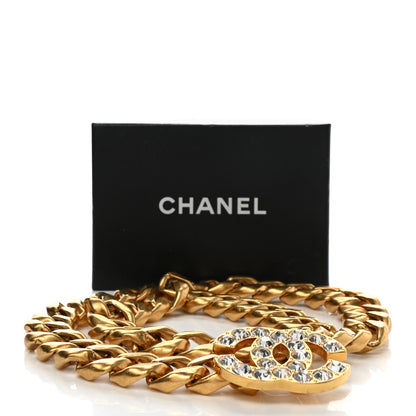 Chanel Crystal CC Chain Link Belt Gold 6 of 6