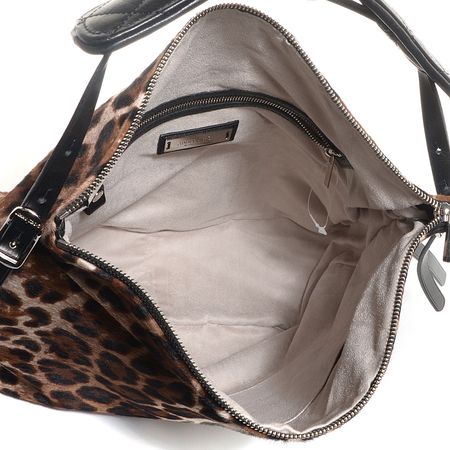 Pony Hair Leopard Large Boho Hobo