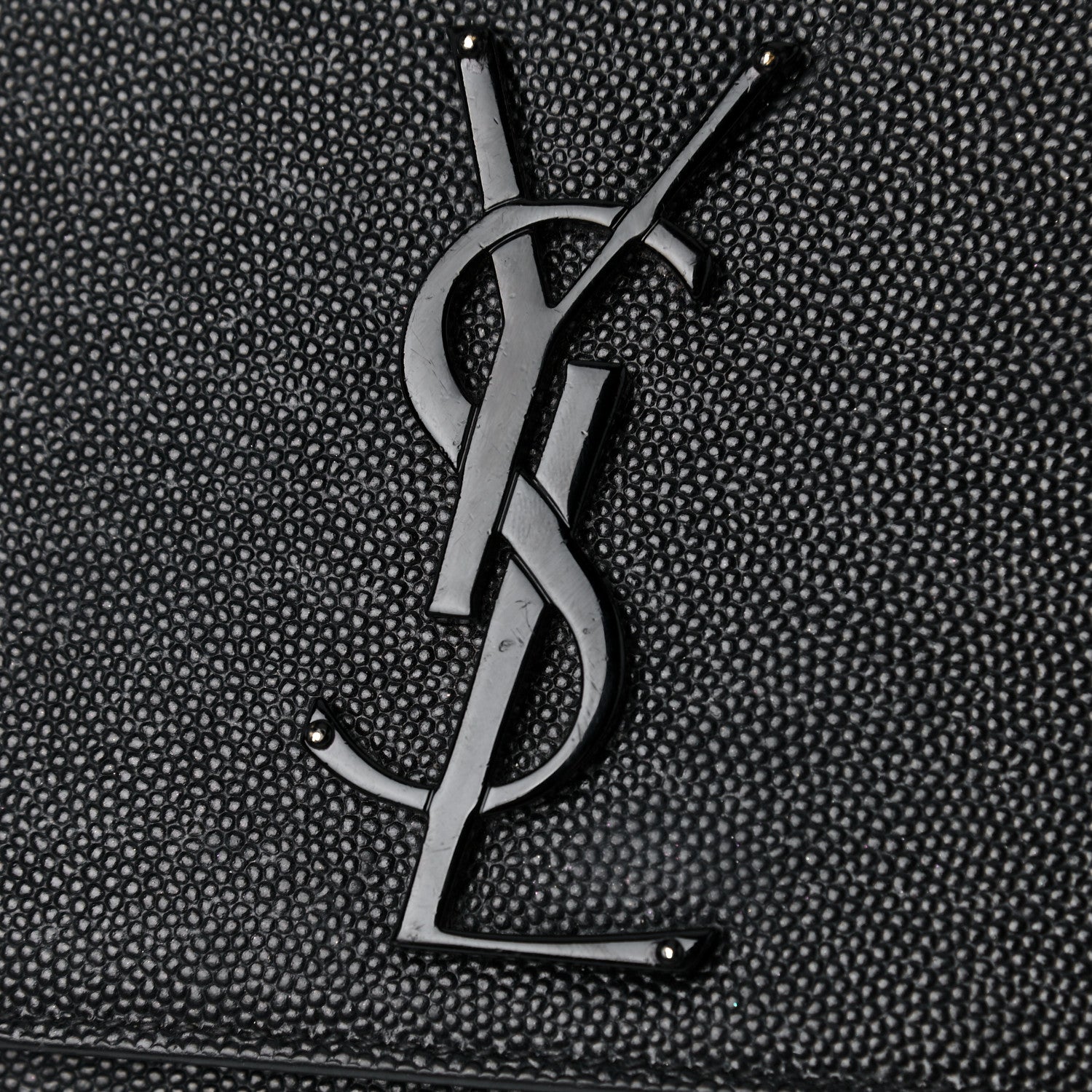 Saint Laurent Grain De Poudre Medium Classic Monogram Kate Satchel Black 13 of 13