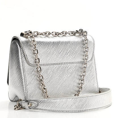 Louis Vuitton Epi Twist Shoulder Bag PM Argent 3 of 9
