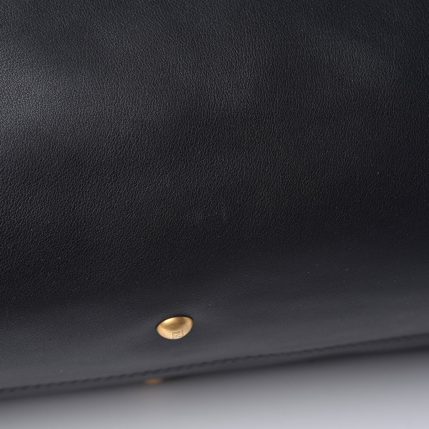 Fendi Vitello Dolce Marmol Large Chameleon Tote Black 12 of 13