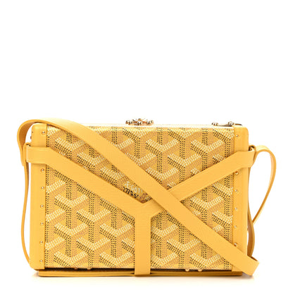 Goyard Goyardine Precious Metals Minaudiere Trunk Bag Gold 1 of 11