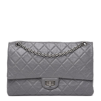 Chanel Aged Calfskin Quilted 2.55 Reissue 226 Flap Grey 1 of 13