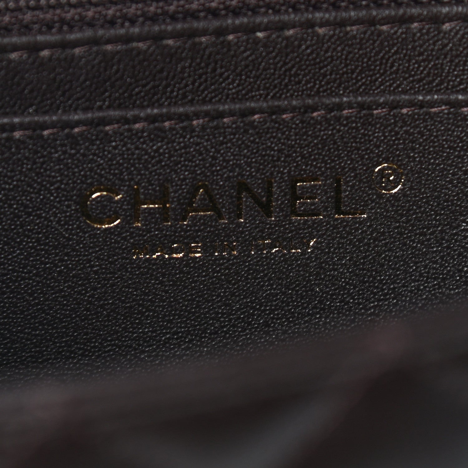 Chanel Lambskin Quilted Mini Rectangular Flap Dark Brown 6 of 9